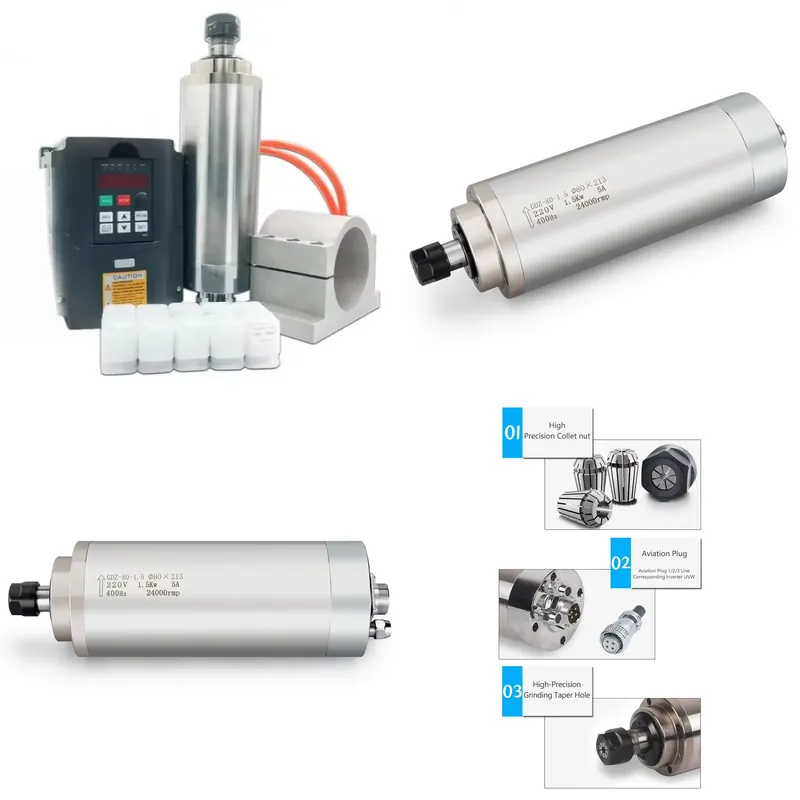 2026 HOT Round Type 65mm 80mm  - огляд і ціна Cnc Spindle Motor