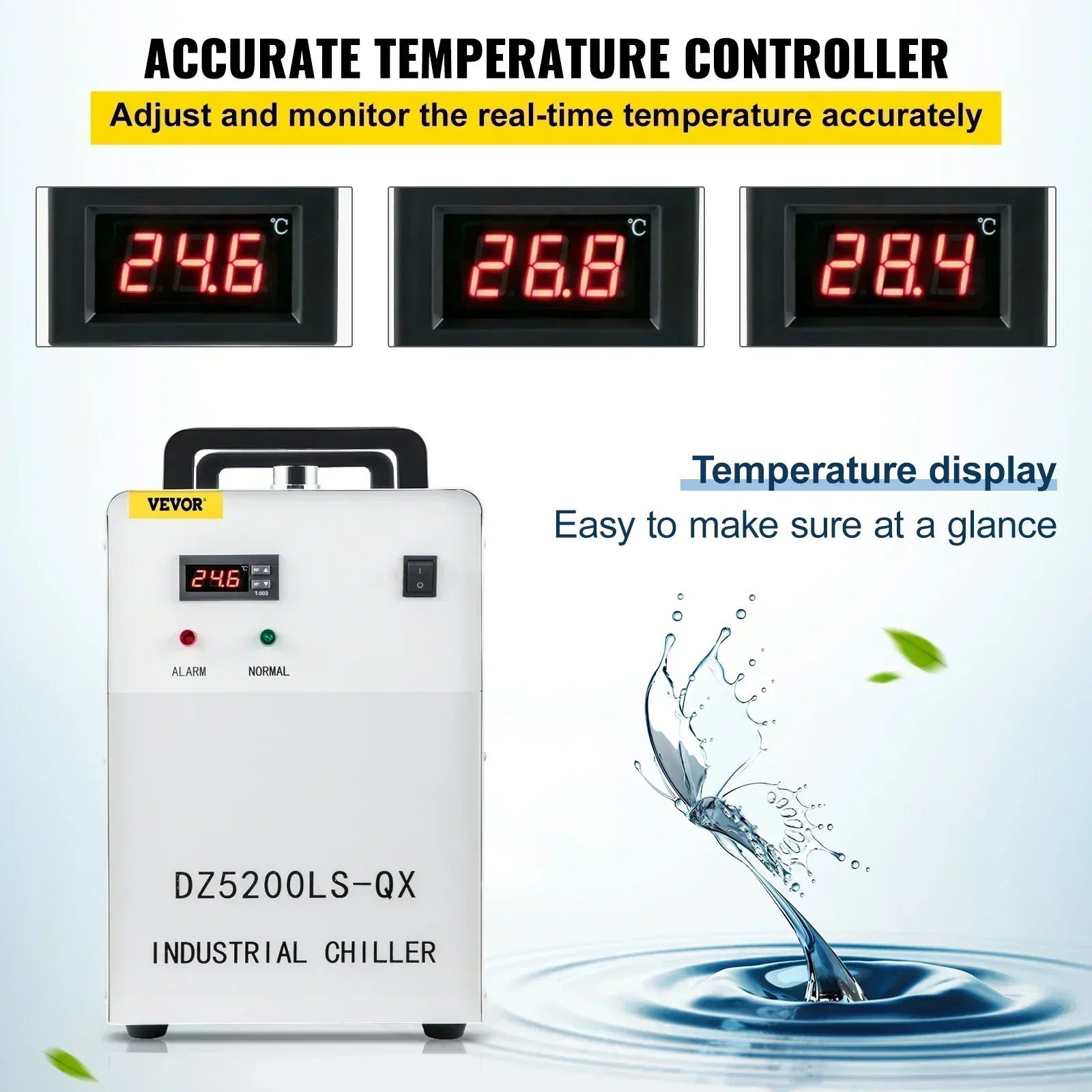 Industrial Cooling Water Chill - огляд і ціна Laser Industrial Chiller