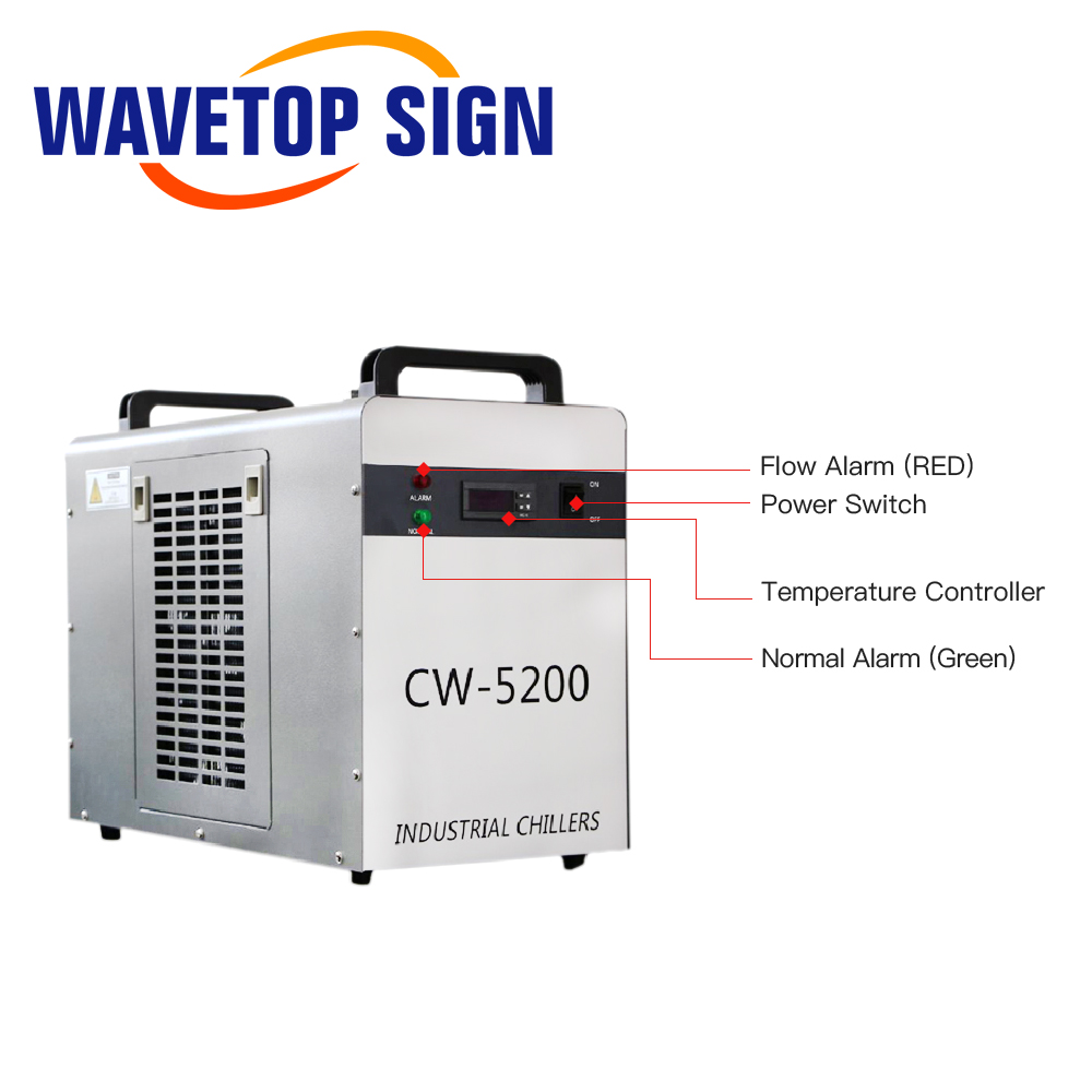 WaveTopSign CW-5200 Industrial - огляд і ціна Laser Industrial Chiller