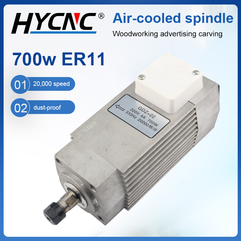 HYCNC Air-cooled Spindle 700W  - огляд і ціна Cnc Spindle Motor